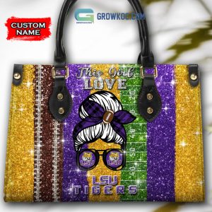This Girl Love LSU Tigers NCAA Personalized Women Handbags And Women Purse Wallet
