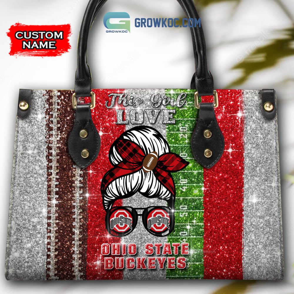 This Girl Love Ohio State Buckeyes NCAA Personalized Women Handbags And Women Purse Wallet