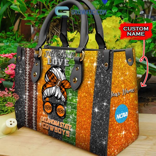 This Girl Love Oklahoma State Cowboys NCAA Personalized Women Handbags And Women Purse Wallet