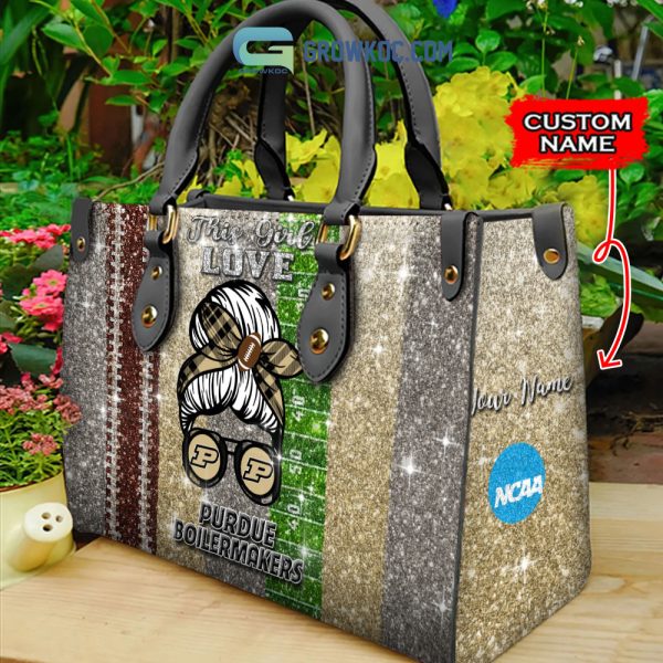 This Girl Love Purdue Boilermakers NCAA Personalized Women Handbags And Women Purse Wallet