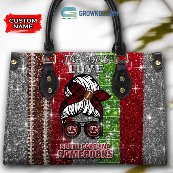 This Girl Love South Carolina Gamecocks NCAA Personalized Women Handbags And Women Purse Wallet