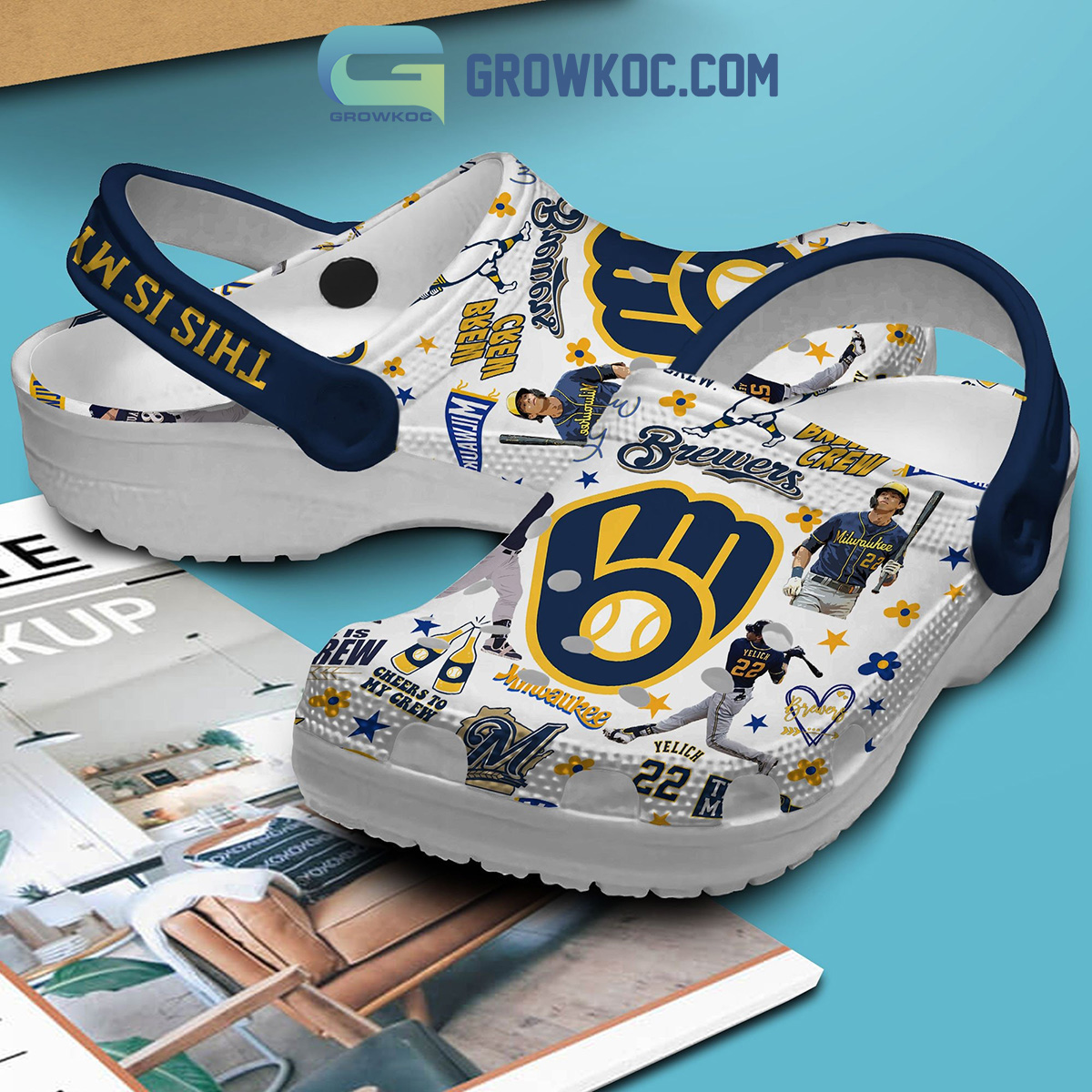 This Is My Crew Milwaukee Brewers Clogs Crocs