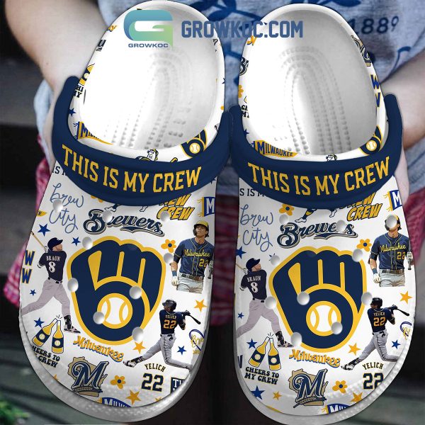 This Is My Crew Milwaukee Brewers Clogs Crocs