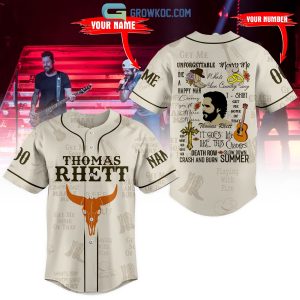 Thomas Rhett Home Team Tour 2023 Personalized Baseball Jersey