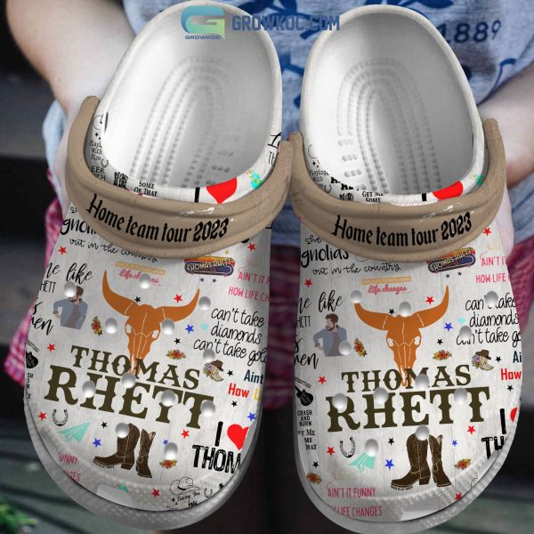 Thomas Rhett Home Team Tour 2023 Clogs, Crocs