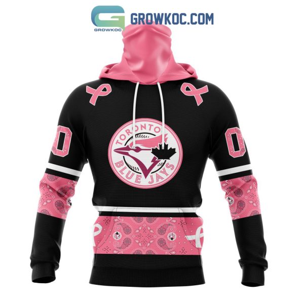 Toronto Blue Jays MLB In Classic Style With Paisley In October We Wear Pink Breast Cancer Hoodie T Shirt