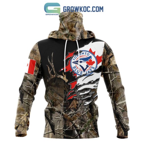 Toronto Blue Jays MLB Special Camo Realtree Hunting Hoodie T Shirt