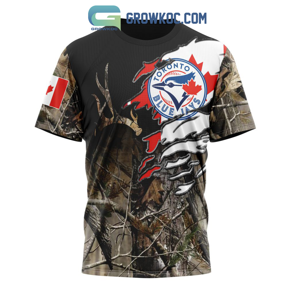Toronto Blue Jays MLB Special Camo Realtree Hunting Hoodie T Shirt - Growkoc