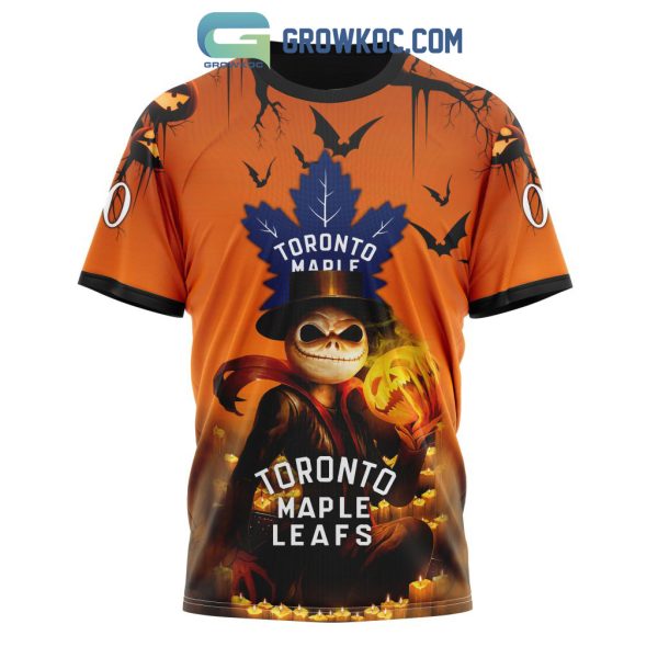 Toronto Maple Leafs NHL Special Jack Skellington Halloween Concepts Hoodie T Shirt