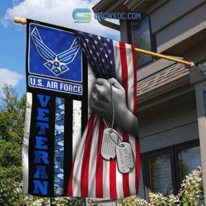 US Air Force Veteran House Garden Flag
