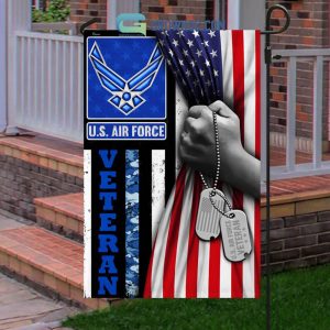 US Air Force Veteran House Garden Flag
