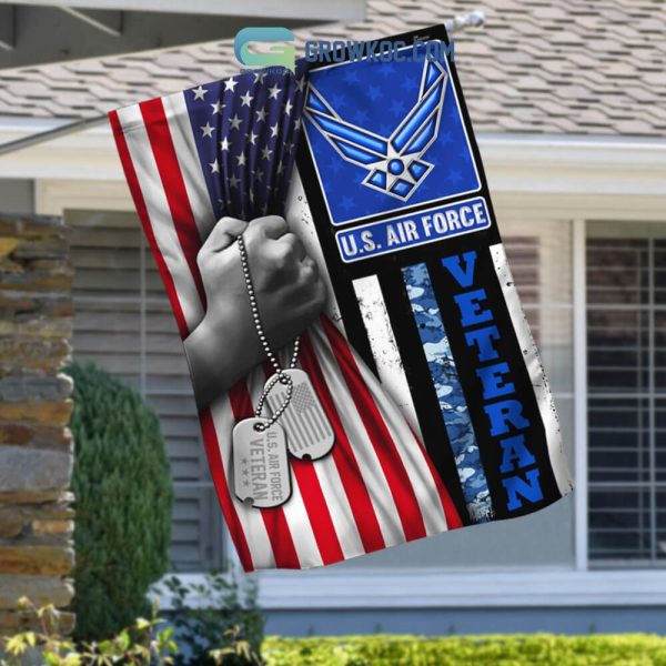 US Air Force Veteran House Garden Flag