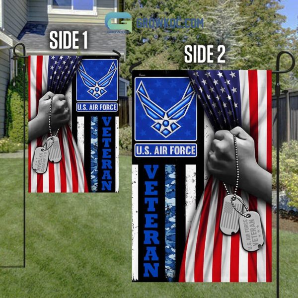 US Air Force Veteran House Garden Flag