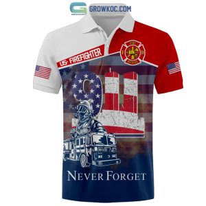 US Firefighter Never Forget 9.11 Polo Shirt