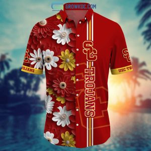 USC Trojans NCAA Flower Hawaiian Shirt