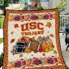 UCF Knights NCAA Football Welcome Fall Pumpkin Halloween Fleece Blanket Quilt