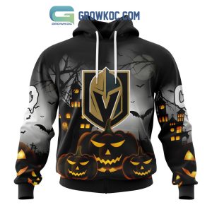 Vegas Golden Knights NHL Special Pumpkin Halloween Night Hoodie T Shirt
