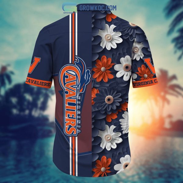 Virginia Cavaliers NCAA Flower Hawaiian Shirt