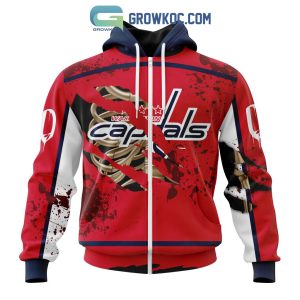 Washington Capitals NHL Special Design Jersey With Your Ribs For Halloween Hoodie T Shirt