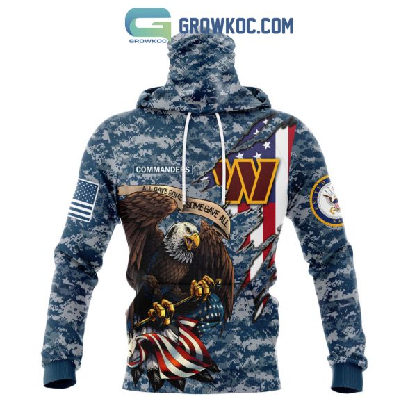 Washington Commanders NFL Honor US Navy Veterans All Gave Some Some Gave All Personalized Hoodie T Shirt