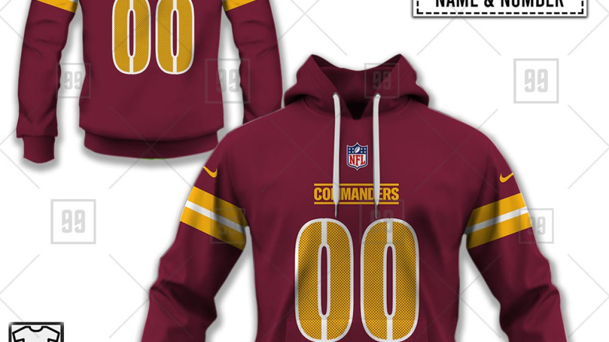Washington Commanders NFL Personalized Home Jersey Hoodie T Shirt - Growkoc