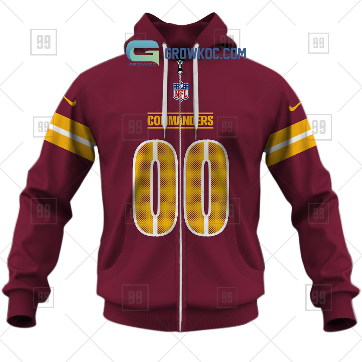 Washington Commanders NFL Personalized Home Jersey Hoodie T Shirt - Growkoc