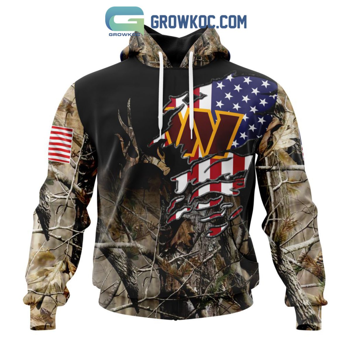 Washington Commanders Take Command Hoodie Leggings Set - Growkoc