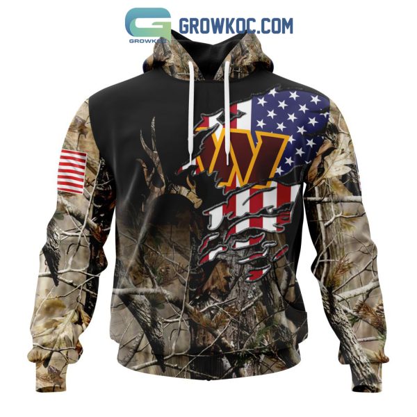 Washington Commanders NFL Special Camo Realtree Hunting Personalized Hoodie T Shirt