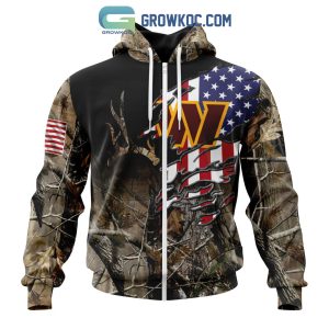Washington Commanders NFL Special Camo Realtree Hunting Personalized Hoodie T Shirt