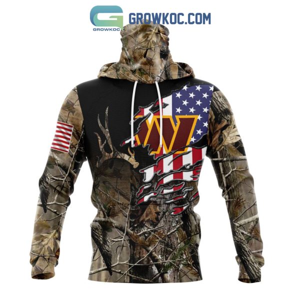 Washington Commanders NFL Special Camo Realtree Hunting Personalized Hoodie T Shirt