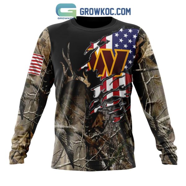 Washington Commanders NFL Special Camo Realtree Hunting Personalized Hoodie T Shirt