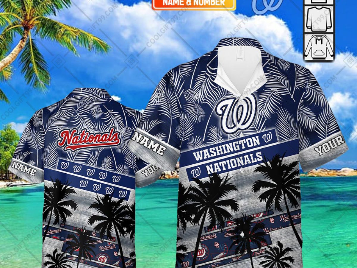 Washington Nationals MLB Hawaiian Shirt 4th Of July Independence