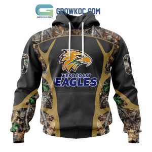 West Coast Eagles AFL Special Camo Hunting Personalized Hoodie T Shirt