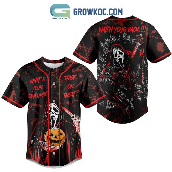 What’s Your Favourite Trick Or Treat Horror Movies Baseball Jersey