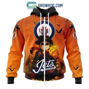 Winnipeg Jets NHL Special Jack Skellington Halloween Concepts Hoodie T Shirt