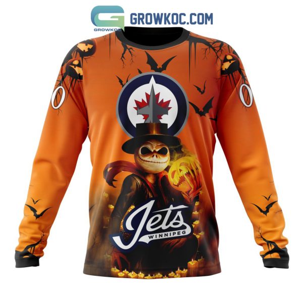 Winnipeg Jets NHL Special Jack Skellington Halloween Concepts Hoodie T Shirt