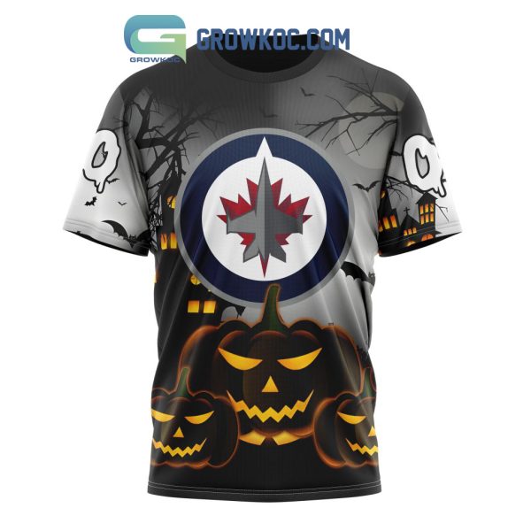 Winnipeg Jets NHL Special Pumpkin Halloween Night Hoodie T Shirt