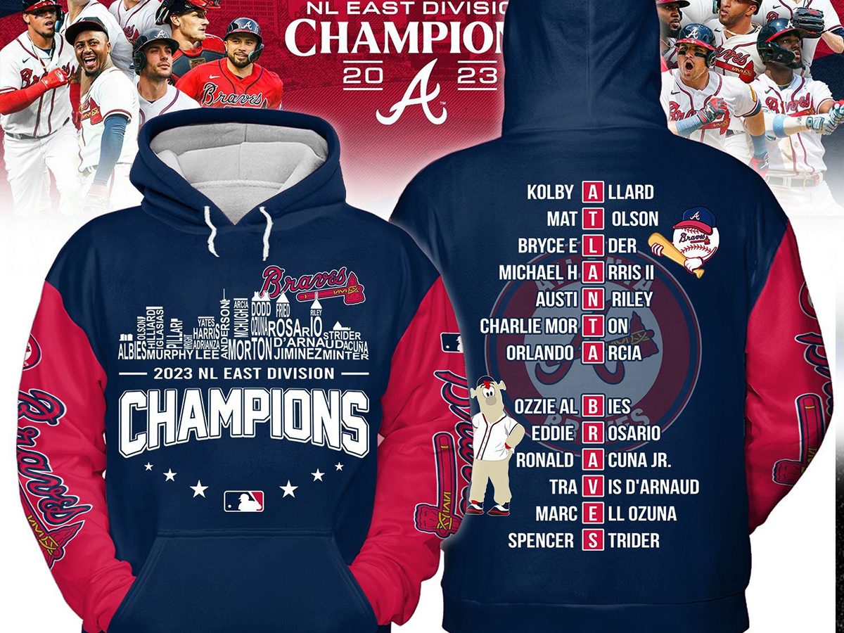 Atlanta Braves World Series Champions Custom Name Baseball Jacket