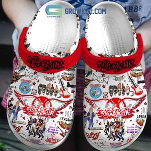 Aerosmith Nine Lives Dream On Eat The Rich Personalized Crocs Clogs