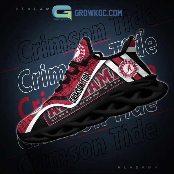 Alabama Crimson Tide NCAA Clunky Sneakers Max Soul Shoes