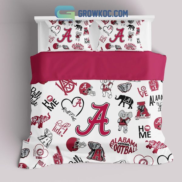 Alabama Crimson Tide Roll Tide Bedding Set