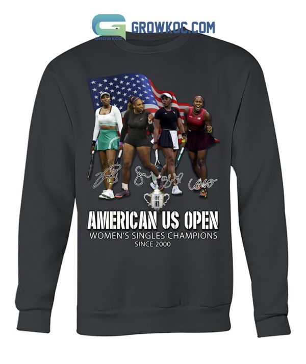 American US Open Women’s Singles Champions Shirt Hoodie Sweater