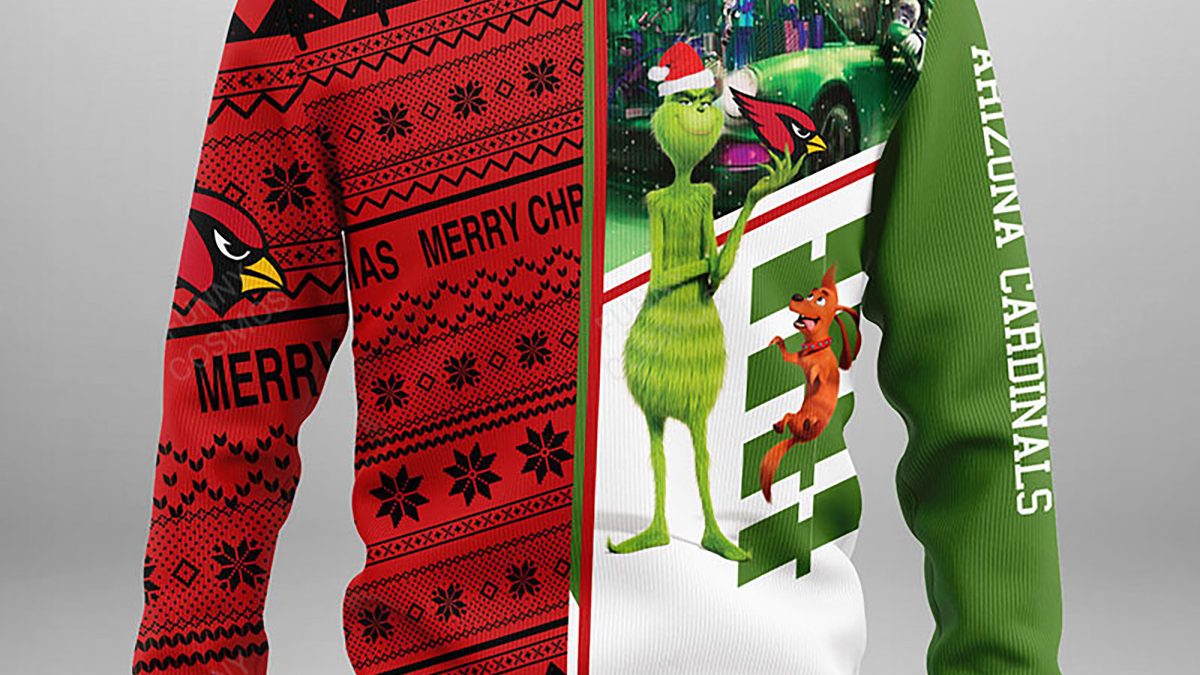 Carolina Panthers Christmas Ugly Sweater Grinch And Scooby-Doo Show Your  Team Spirit