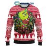 Arizona Cardinals Grinch & Scooby Doo Christmas Ugly Sweater