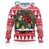 Arizona Cardinals Groot Hug Football Christmas Ugly Sweater