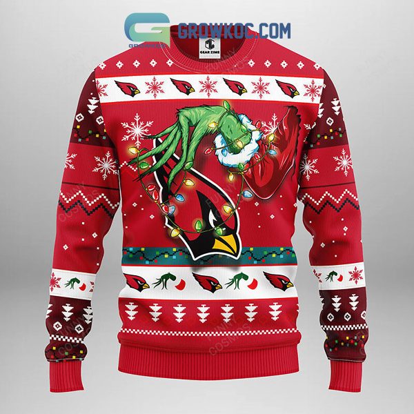 Arizona Cardinals NFL Grinch Christmas Ugly Sweater