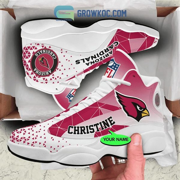 Arizona Cardinals NFL Personalized Air Jordan 13 Sport Shoes
