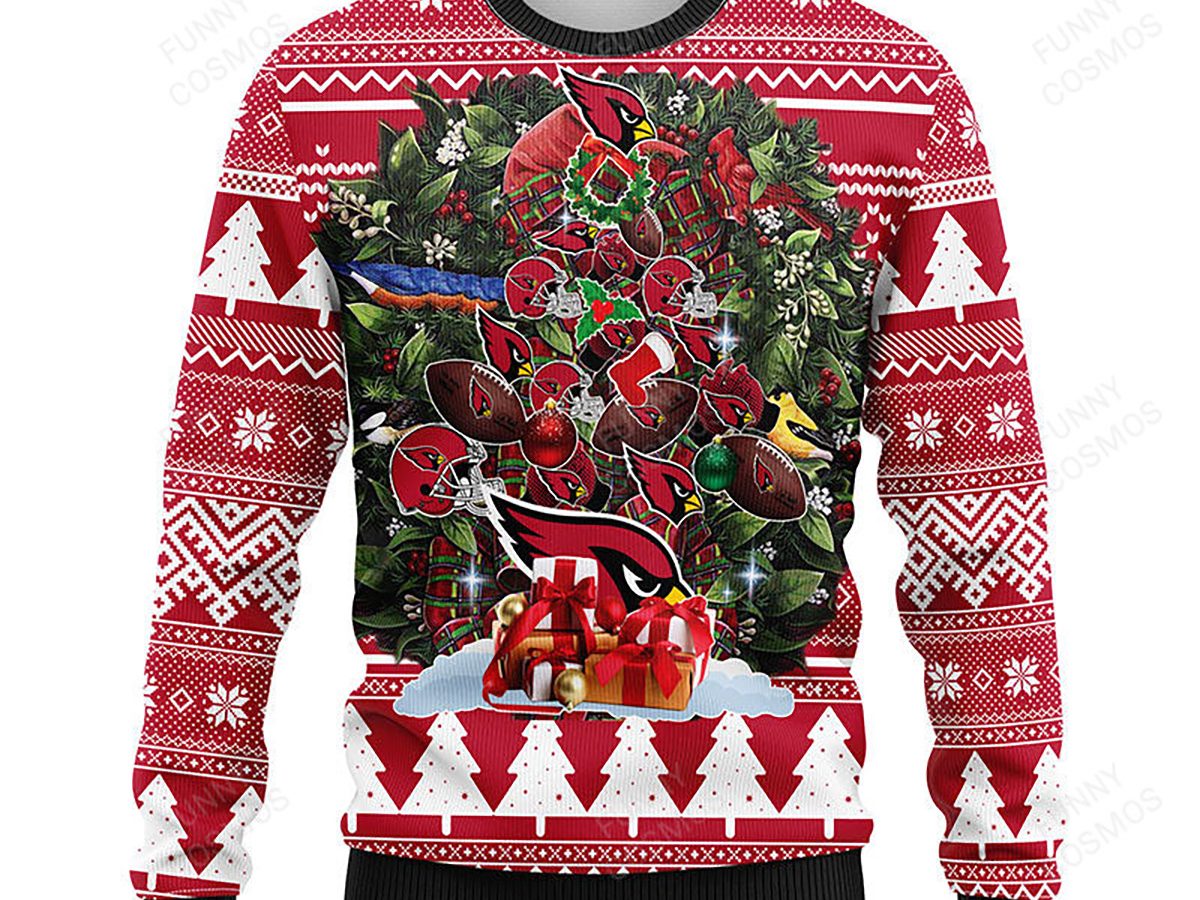 Arizona Cardinals Custom Ugly Christmas Sweater - EmonShop - Tagotee