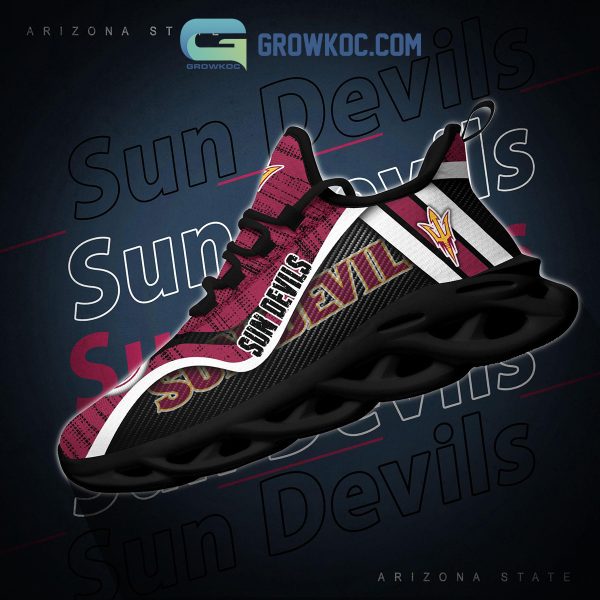 Arizona State Sun Devils NCAA Clunky Sneakers Max Soul Shoes