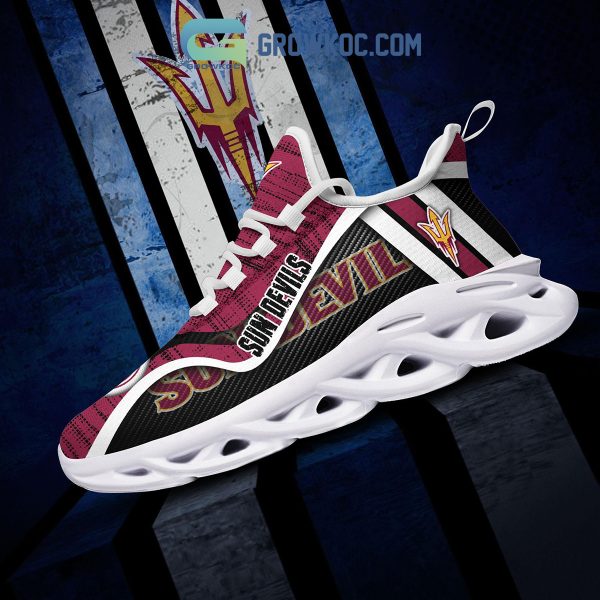 Arizona State Sun Devils NCAA Clunky Sneakers Max Soul Shoes